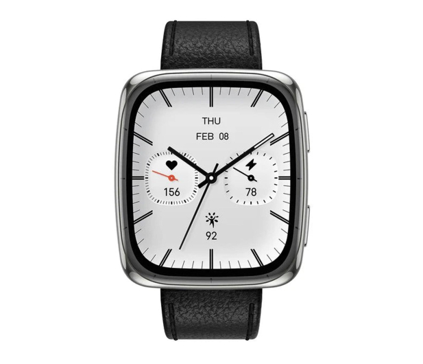 Huami Amazfit Active 2 Square Black Leather-Premium Version (NFC) - 1342800 - zdjęcie 3